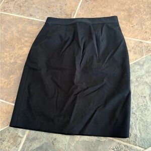Brooks Brothers Classic Black Pencil Skirt